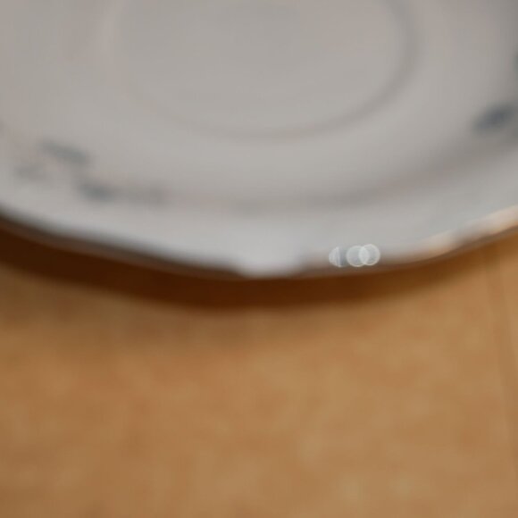 Set Of 4 Johann Haviland Bavaria Germany Blue Garland Tea Cups & Saucers VTG - Picture 9 of 10